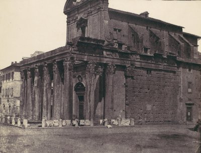 Tempio di Antonino e Faustina, San Lorenzo in Miranda, Roma da Calvert Jones