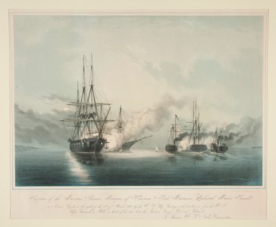 Cattura dei piroscafi messicani da Calvin Curtis