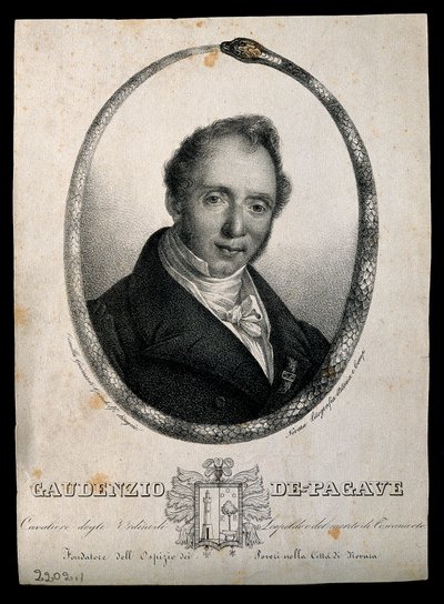 Gaudenzio de Pagave. Litografia di C. Gandolfi. da Camilla Guiscardi