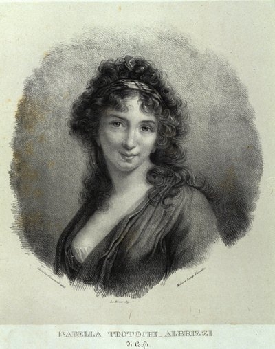 Ritratto di Isabella Teotochi Albrizzi da Camilla Guiscardi