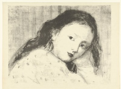 Testa di una ragazza da Camille Bourget