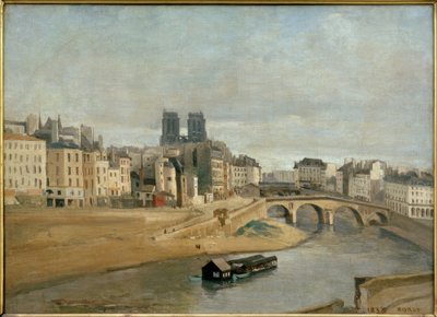 Il molo degli Orefici da Jean Baptiste Camille Corot