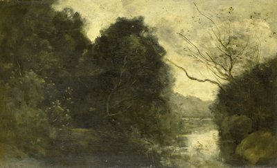 Stagno nel bosco da Camille Corot