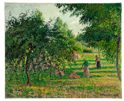 Meli e Fienaioli a Eragny da Camille Jacob Pissarro