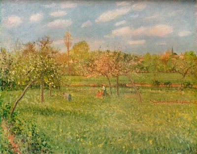 Meli a Eragny, Sole del Mattino da Camille Jacob Pissarro