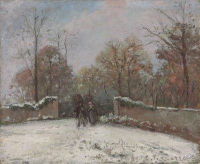 Entrando nella foresta di Marly da Camille Jacob Pissarro