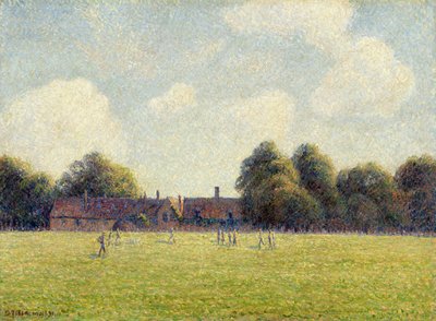 Hampton Court Green, 1891 da Camille Jacob Pissarro