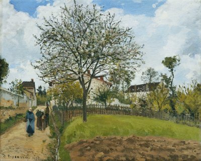Paesaggio a Louveciennes, 1870 da Camille Jacob Pissarro