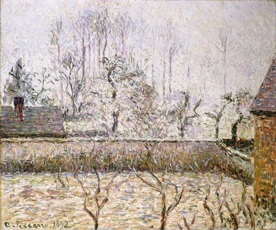 Paesaggio con Gelo e Nebbia, Eragny da Camille Jacob Pissarro