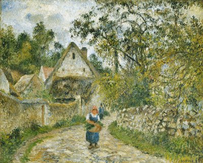 Le Chemin de Hameau-Chaumieres au Valhermeil da Camille Jacob Pissarro