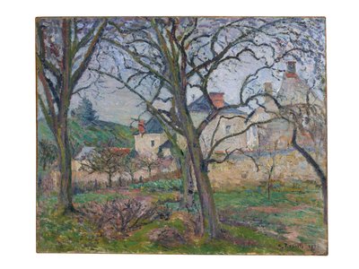 Il giardino di Maubuisson, visto verso la costa Saint-Denis, Pontoise, 1876 da Camille Jacob Pissarro