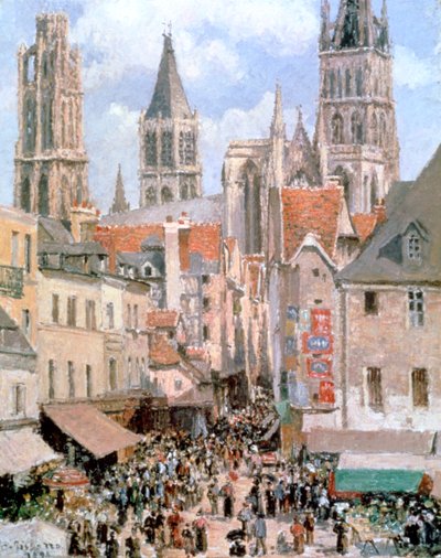 Levine e Walk Rouen da Camille Jacob Pissarro