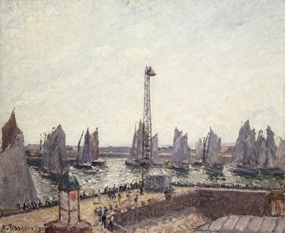 Porto esterno e gru, Le Havre, 1903 da Camille Jacob Pissarro