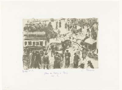 Place du Havre a Parigi da Camille Jacob Pissarro