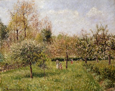Primavera a Eragny, 1900 da Camille Jacob Pissarro