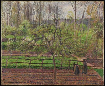 Primavera, tempo grigio, Eragny da Camille Jacob Pissarro
