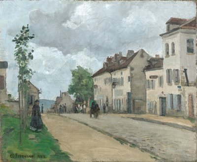 Strada a Pontoise (Rue de Gisors) da Camille Jacob Pissarro