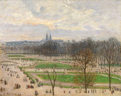Il Giardino delle Tuileries in un pomeriggio d