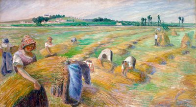 Il raccolto, 1882 da Camille Jacob Pissarro