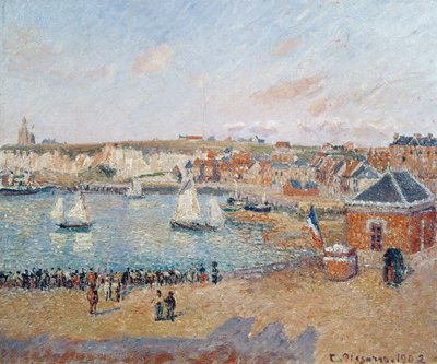 Il porto esterno a Dieppe, 1902 da Camille Jacob Pissarro