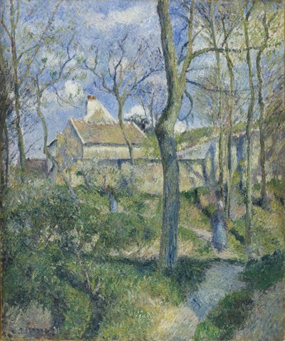 Il sentiero verso Les Pouilleux, Pontoise, 1881 da Camille Jacob Pissarro