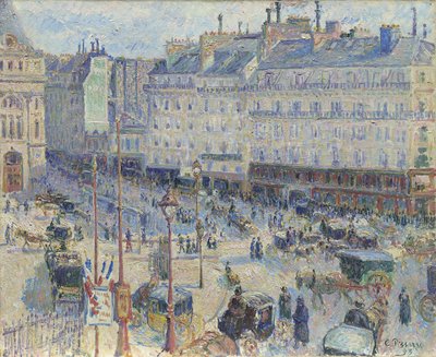 Place du Havre, Parigi, 1893 da Camille Jacob Pissarro
