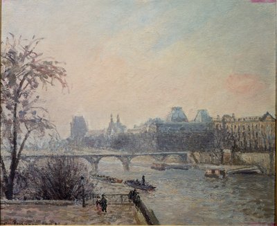 La Senna e il Louvre da Camille Jacob Pissarro