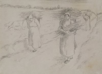 I raccoglitori di rami, c.1896 da Camille Jacob Pissarro