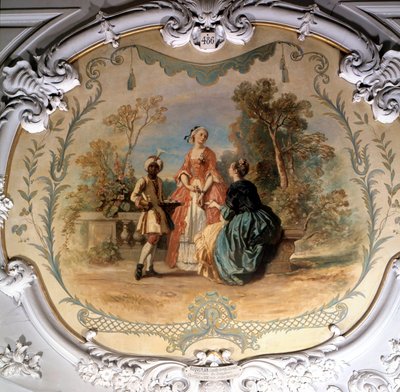 Degustatore nel parco di Chantilly da Camille Joseph Etienne Roqueplan