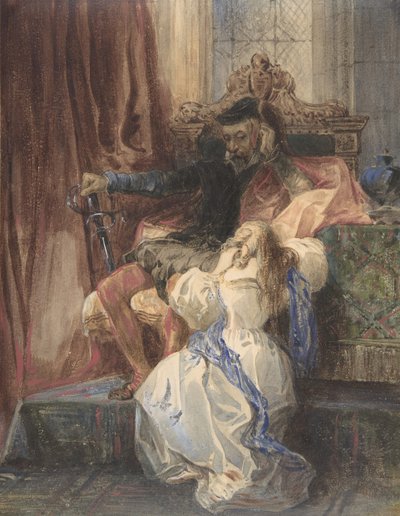 Il perdono rifiutato da Kenilworth di Sir Walter Scott da Camille Joseph Etienne Roqueplan
