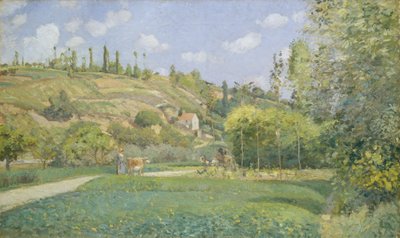 Un mandriano a Valhermeil, Auvers-sur-Oise da Camille Jacob Pissarro
