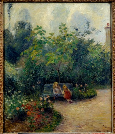 Un angolo di giardino all