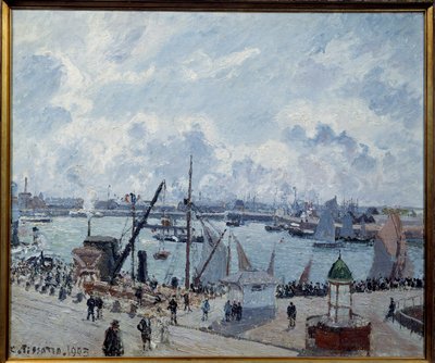 Avant port du Havre, quai de Southampton da Camille Jacob Pissarro