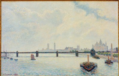 Ponte di Charing Cross, Londra da Camille Pissarro