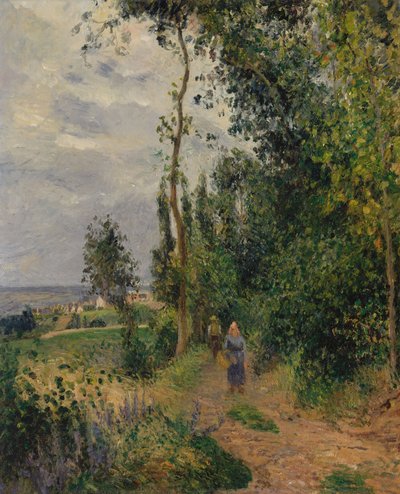 Côte des Grouettes, vicino a Pontoise, c.1878 da Camille Jacob Pissarro