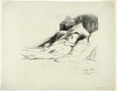 Bambino morto da Camille Pissarro
