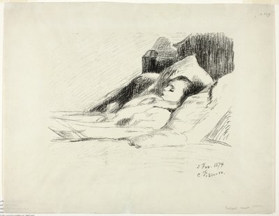 Bambino morto da Camille Pissarro