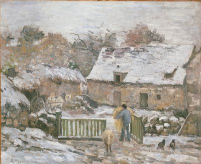 Fattoria a Montfoucault: Effetto neve da Camille Pissarro