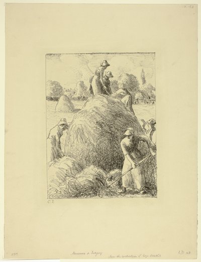 Fienaioli di Eragny da Camille Pissarro