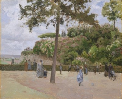 Nel parco di Pontoise da Camille Jacob Pissarro