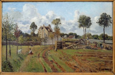 Paesaggio. Veduta di Louveciennes da Camille Jacob Pissarro