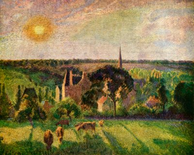 Paesaggio a Eragny da Camille Jacob Pissarro