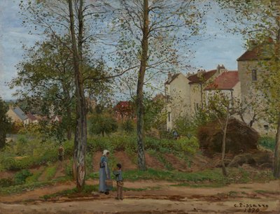 Paesaggio a Louveciennes (autunno) da Camille Pissarro