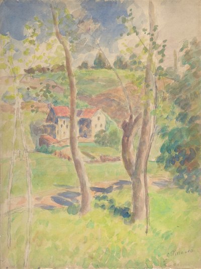 Paesaggio, seconda metà del XIX secolo da Camille Pissarro