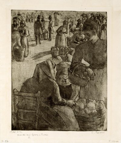 Passeggiata vegetale a Pontoise da Camille Pissarro