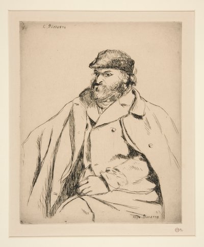 Paul Cézanne (Ritratto di Cézanne) da Camille Pissarro