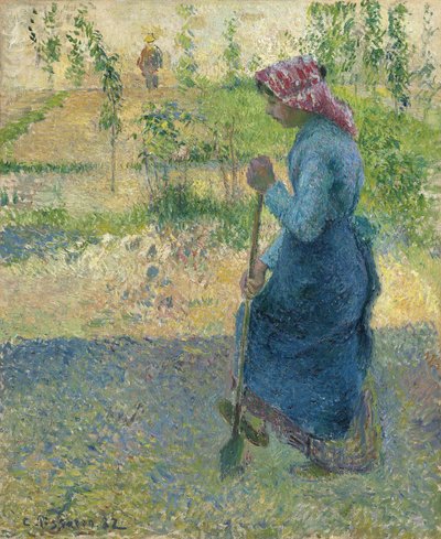 Contadina che Scava da Camille Jacob Pissarro