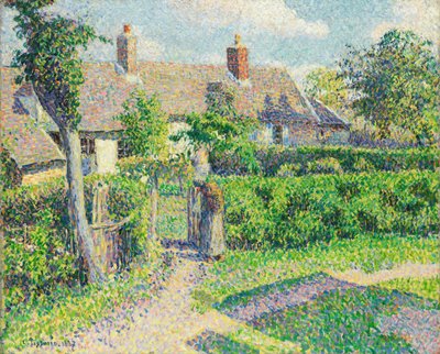 Case di contadini, Eragny, 1887 da Camille Jacob Pissarro