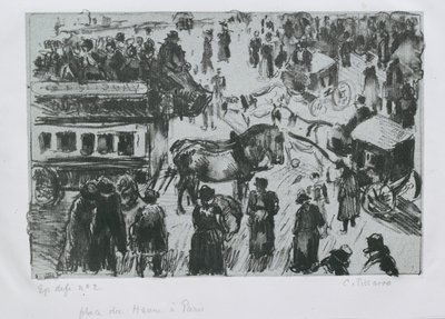 Place du Havre, a Parigi, c. 1897 da Camille Pissarro
