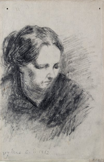 Ritratto di Madame Pissarro da Camille Pissarro